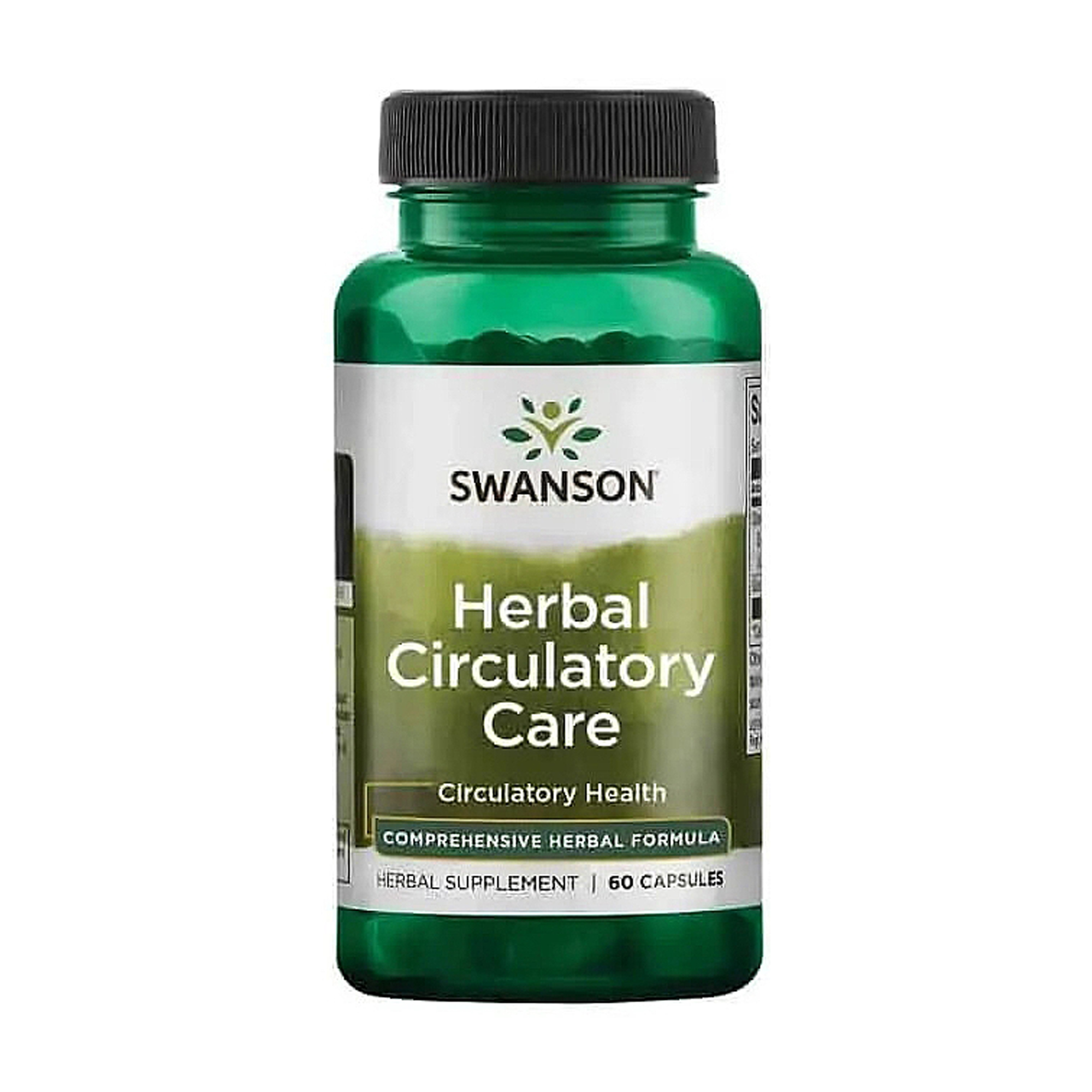 Уцінка! Підтримка кровообігу Swanson Full Spectrum Herbal Circulatory Care, 60 капсул